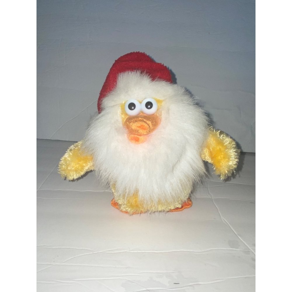 Dan Dee Musical Dancing Christmas Santa Hat Chicken Sing Dance Lights up